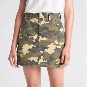 Camo Mini Skirt